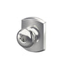 Schlage Plymouth Knob Keyed Entry Lock Greenwich Trim