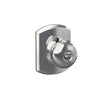 Schlage Plymouth Knob Keyed Entry Lock Greenwich Trim