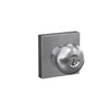 Schlage Plymouth Knob with Collins Trim Keyed Entry Lock