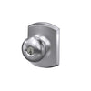 Schlage Plymouth Knob Keyed Entry Lock Greenwich Trim