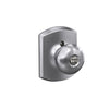 Schlage Plymouth Knob Keyed Entry Lock Greenwich Trim