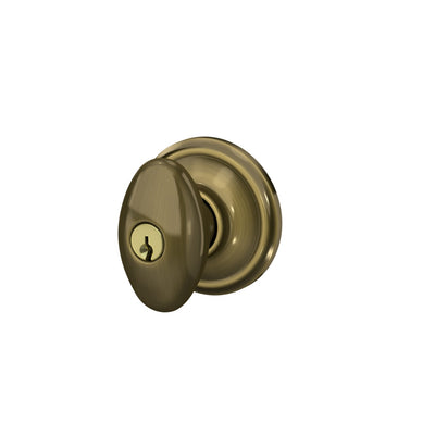 Schlage Siena Knob Keyed Entry Lock Standard Trim