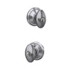 Schlage Siena Knob Keyed Entry Lock Standard Trim