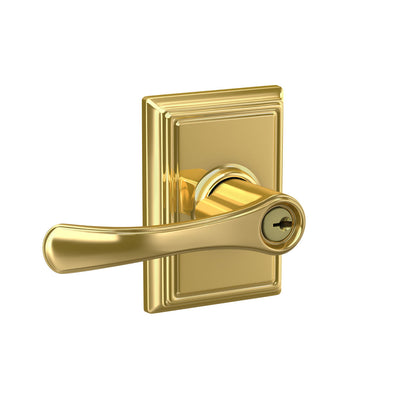 Schlage Avila Lever Keyed Entry Lock Addison Trim