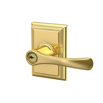 Schlage Avila Lever Keyed Entry Lock Addison Trim