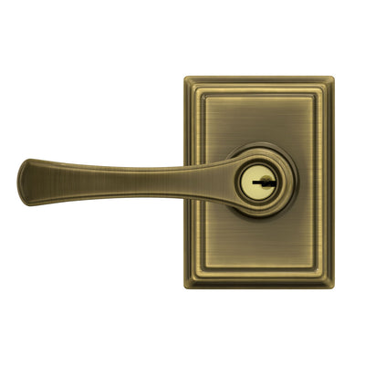 Schlage Avila Lever Keyed Entry Lock Addison Trim