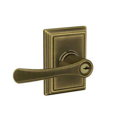 Schlage Avila Lever Keyed Entry Lock Addison Trim