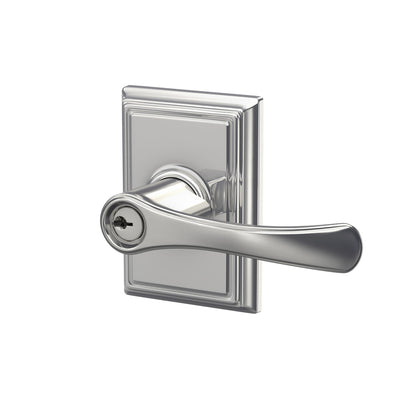 Schlage Avila Lever Keyed Entry Lock Addison Trim