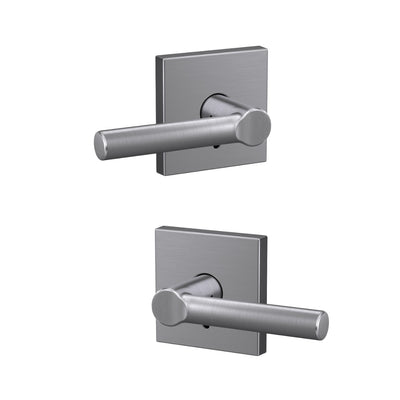 Schlage Custom Broadway Non-Turning Lever Collins Trim