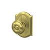 Schlage Custom Georgian Non-Turning Knob Camelot Trim