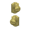 Schlage Custom Georgian Non-Turning Knob Camelot Trim