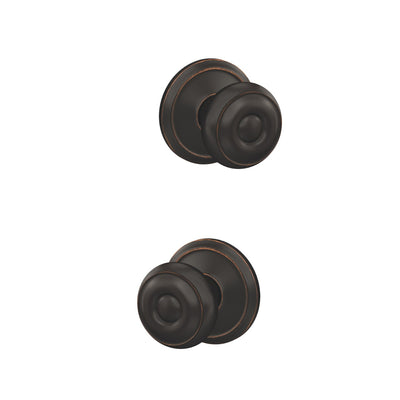 Schlage Custom Georgian Non-Turning Knob Alden Trim