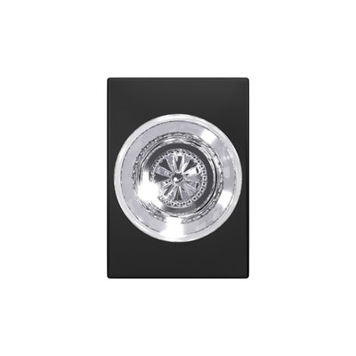 Schlage Custom Hobson Glass Non-Turning Knob Century Trim