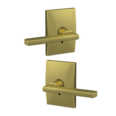 Schlage Custom Latitude Non-Turing Lever Century Trim