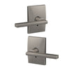 Schlage Custom Latitude Non-Turing Lever Century Trim