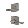 Schlage Custom Latitude Non-Turning Lever Collins Trim