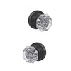 Schlage Custom Alexandria Glass Knob Combined Interior Hall-Closet and Bed-Bath Lock Alden Trim