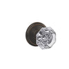 Schlage Custom Alexandria Glass Knob Combined Interior Hall-Closet and Bed-Bath Lock Alden Trim