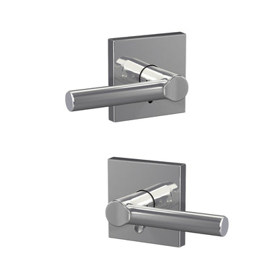 Schlage Custom Broadway Lever Combined Interior Hall-Closet and Bed-Bath Lock Collins Trim