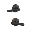 Schlage Custom Broadway Lever Combined Interior Hall-Closet and Bed-Bath Lock Kinsler Trim