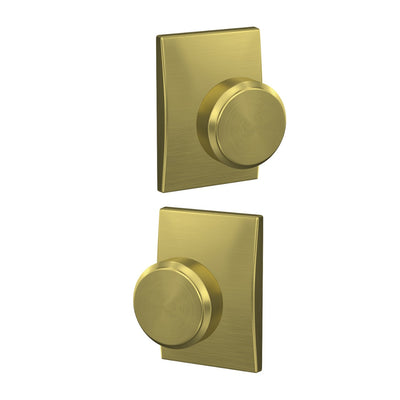 Custom Bowery Knob Combined Interior Hall-Closet and Bed-Bath Lock Century Trim