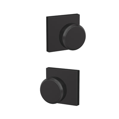 Custom Bowery Knob Combined Interior Hall-Closet and Bed-Bath Lock Collins Trim