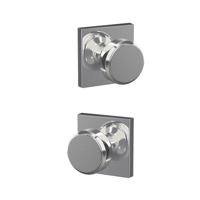 Custom Bowery Knob Combined Interior Hall-Closet and Bed-Bath Lock Collins Trim