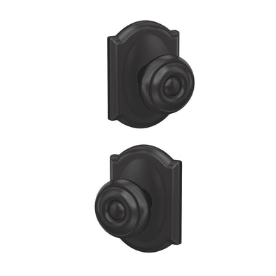 Schlage Georgian Knob Combined Interior Hall-Closet and Bed-Bath Lock Camelot Trim