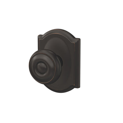 Schlage Georgian Knob Combined Interior Hall-Closet and Bed-Bath Lock Camelot Trim