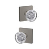 Schlage Custom Hobson Glass Knob Combined Interior Hall-Closet and Bed-Bath Lock Collins Trim