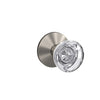 Schlage Custom Hobson Glass Knob Combined Interior Hall-Closet and Bed-Bath Lock Kinsler Trim