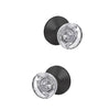 Schlage Custom Hobson Glass Knob Combined Interior Hall-Closet and Bed-Bath Lock Kinsler Trim