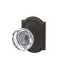 Schlage Hobson Glass Knob Combined Interior Hall-Closet and Bed-Bath Lock Camelot Trim