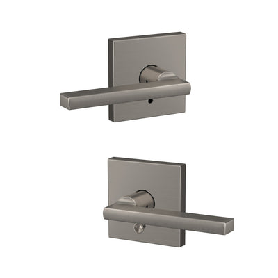 Schlage Custom Latitude Lever Combined Interior Hall-Closet and Bed-Bath Lock Collins Trim