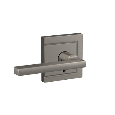 Schlage Custom Latitude Lever Combined Interior Hall-Closet and Bed-Bath Lock Upland Trim