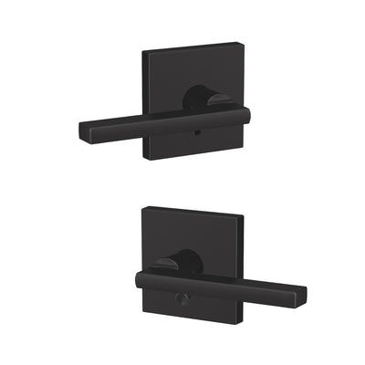 Schlage Custom Latitude Lever Combined Interior Hall-Closet and Bed-Bath Lock Collins Trim