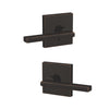 Schlage Custom Latitude Lever Combined Interior Hall-Closet and Bed-Bath Lock Collins Trim