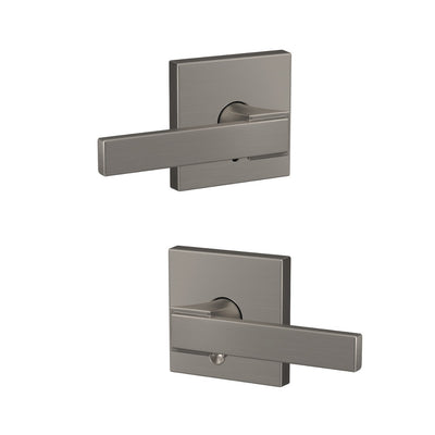 Schlage Custom Northbrook Lever Combined Interior Hall-Closet and Bed-Bath Lock Collins Trim