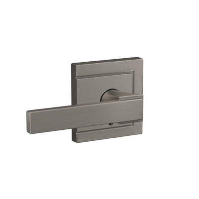 Schlage Custom Northbrook Lever Combined Interior Hall-Closet and Bed-Bath Lock Upland Trim