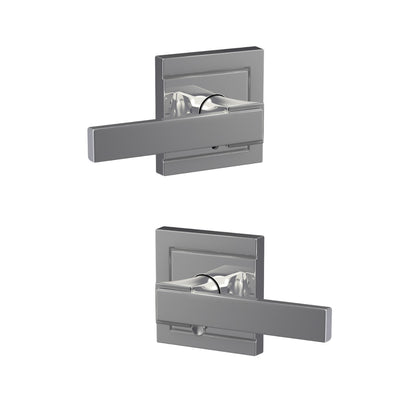 Schlage Custom Northbrook Lever Combined Interior Hall-Closet and Bed-Bath Lock Upland Trim