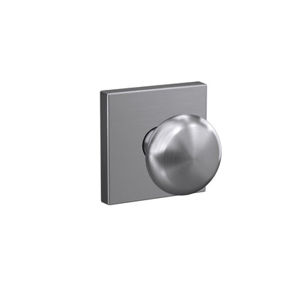 Schlage Custom Plymouth Knob Combined Interior Hall-Closet and Bed-Bath Lock Collins Trim