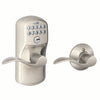 Schlage Keypad Lever and Accent Lever With Auto Lock Plymouth Trim