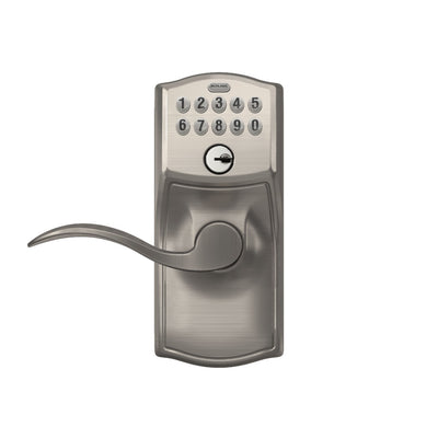 Schlage Keypad Lever and Accent Lever With Flex Lock Camelot Trim