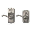 Schlage Keypad Lever and Flair Lever With Flex Lock Plymouth Trim