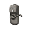 Schlage Keypad Lever and Flair Lever With Flex Lock Plymouth Trim