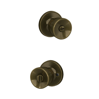 J Series Byron Knob Bed & Bath Lock Standard Trim