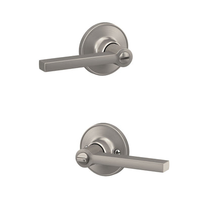 Schlage J Series Solstice Lever Bed & Bath Lock Standard Trim