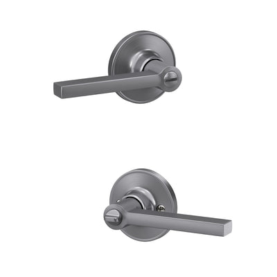 Schlage J Series Solstice Lever Bed & Bath Lock Standard Trim