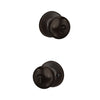 Schlage J Series Stratus Knob Bed & Bath Lock Standard Trim