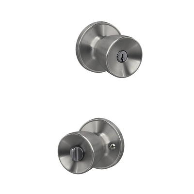 Schlage J Series Byron Knob Keyed Entry Lock Standard Trim